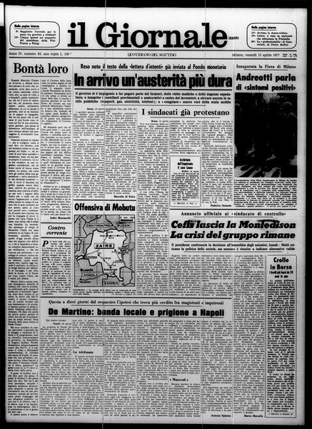 Il giornale nuovo : quotidiano del mattino